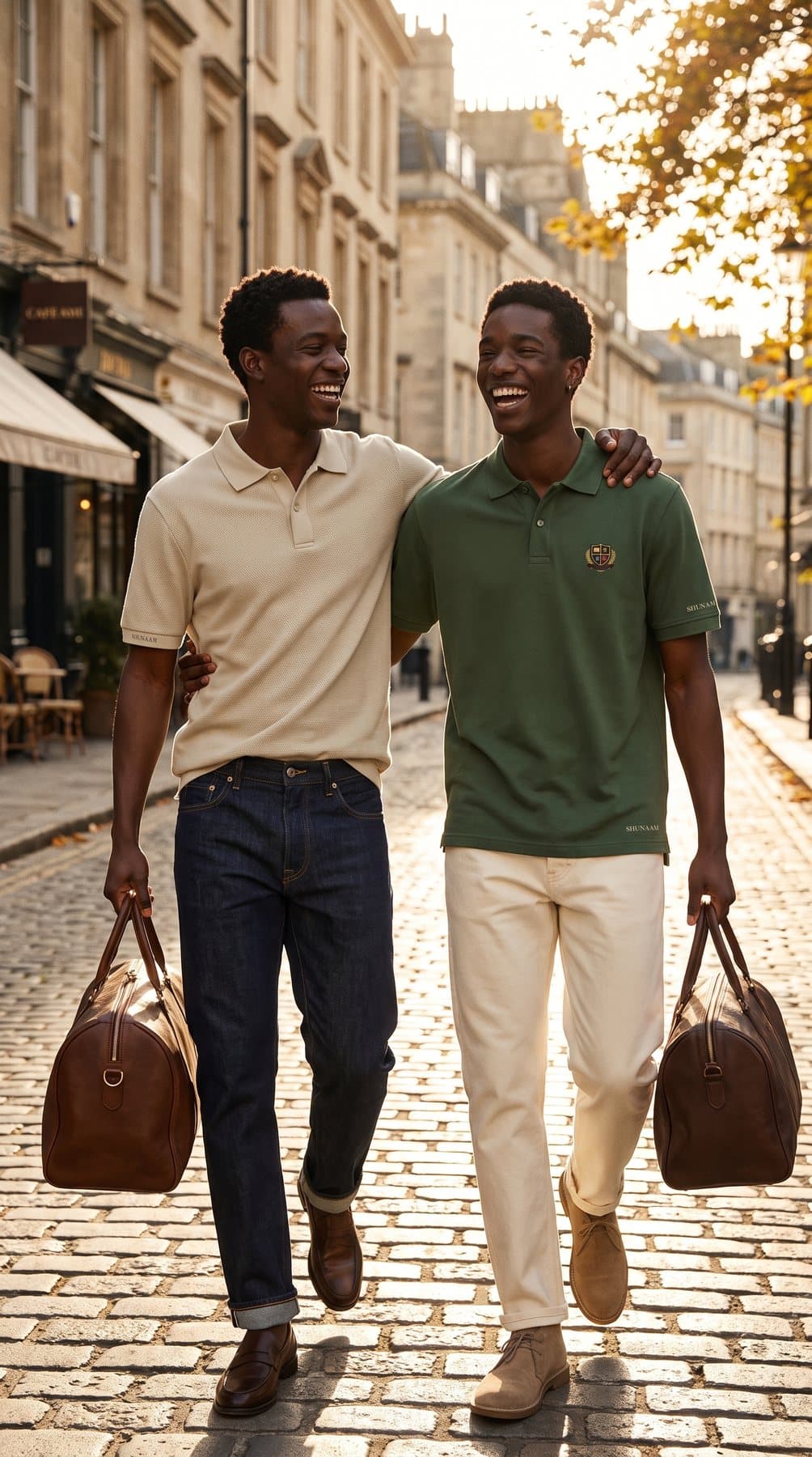 Scène lifestyle en tenue SHUNAAM