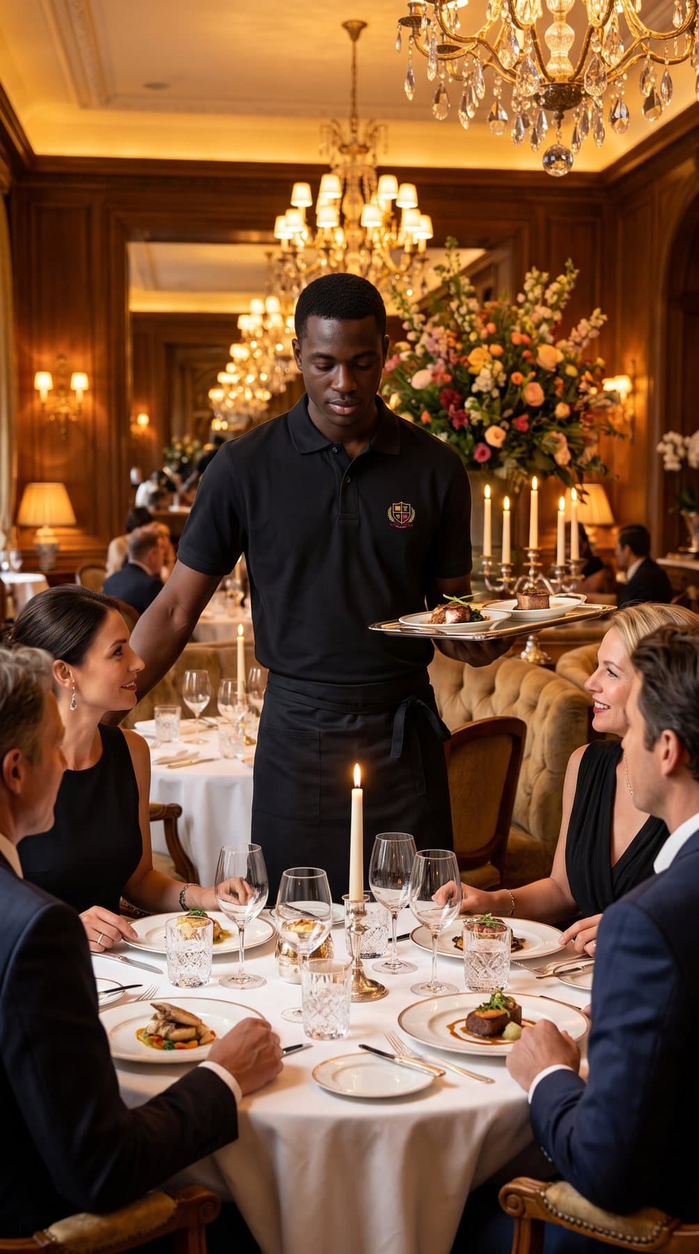 Service en restaurant, tenue SHUNAAM