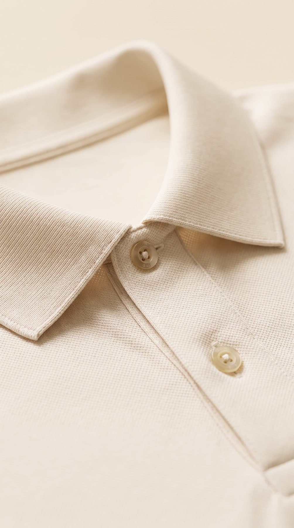 Détail du polo homme