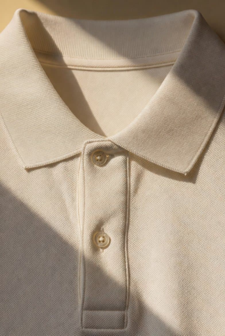 Détail du polo homme