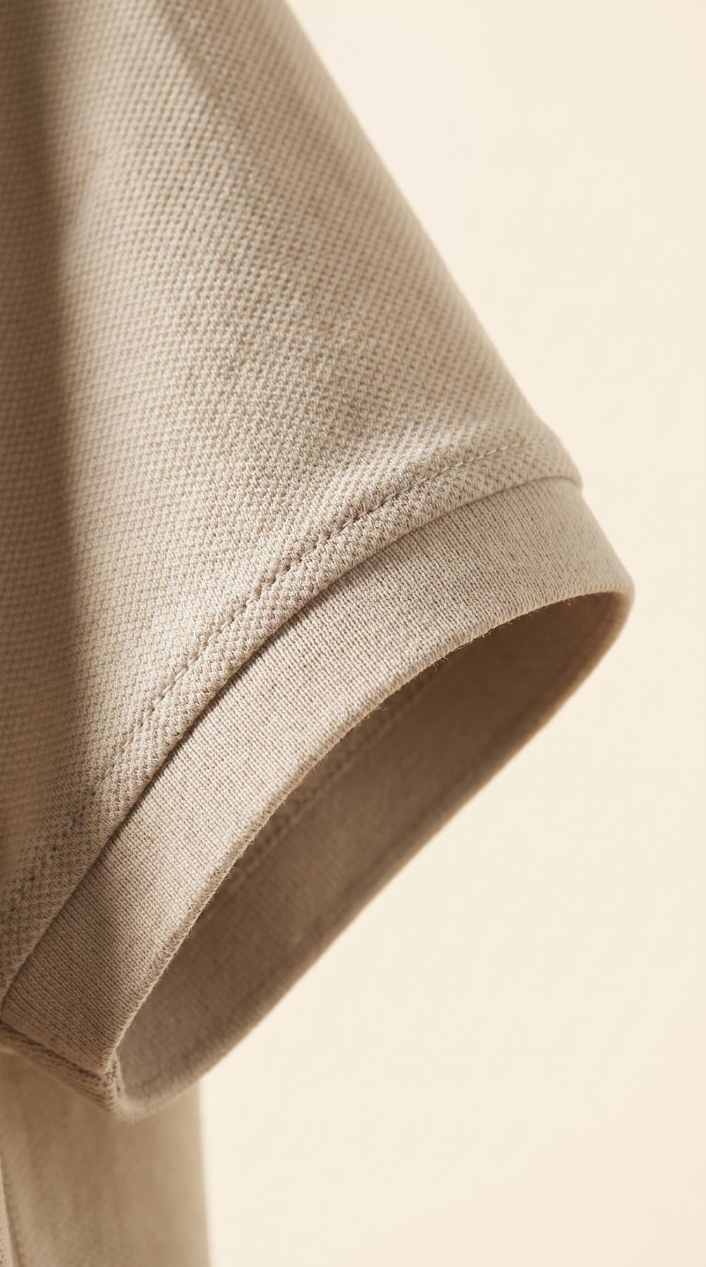 Détail du polo homme