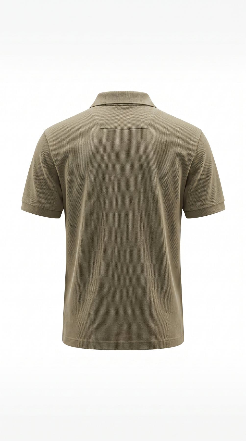Polo homme, vue de dos