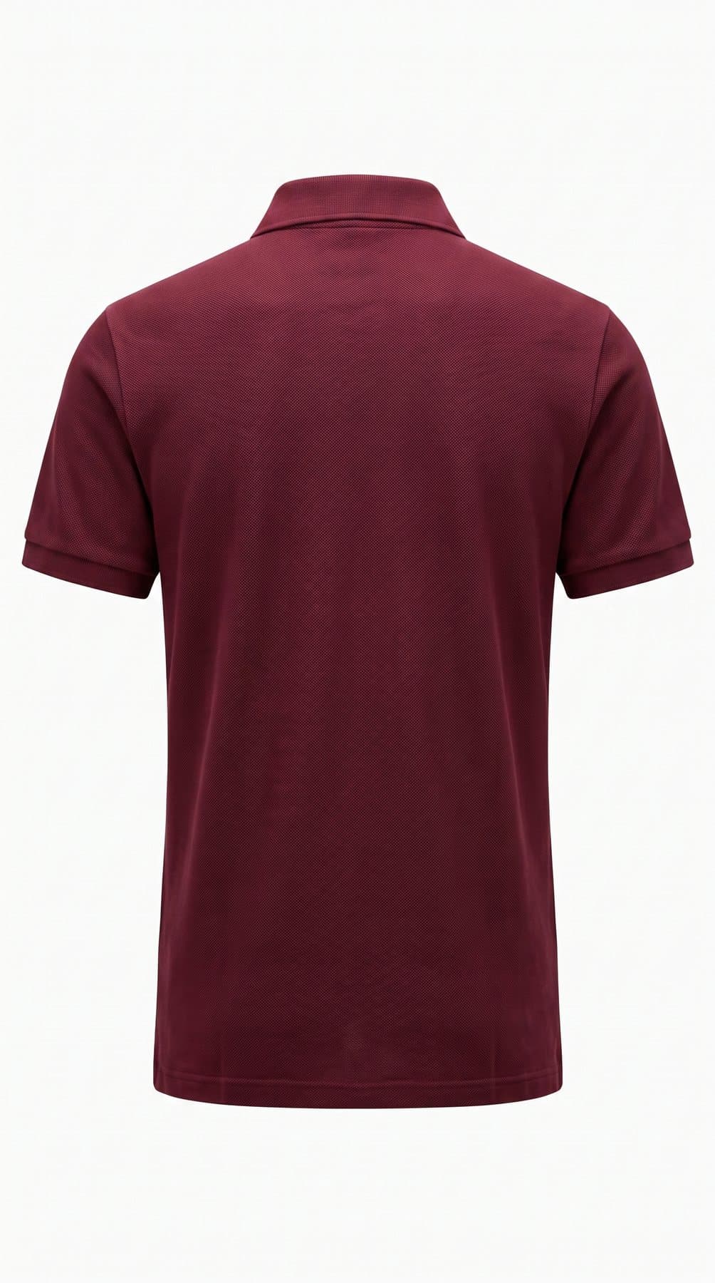Polo homme, vue de dos