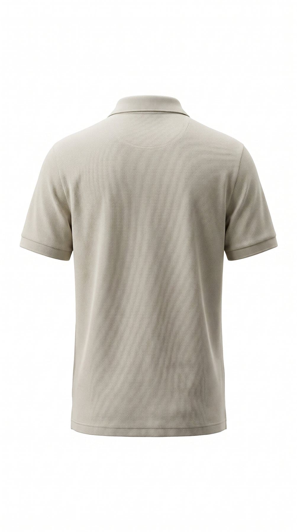 Polo homme, vue de dos