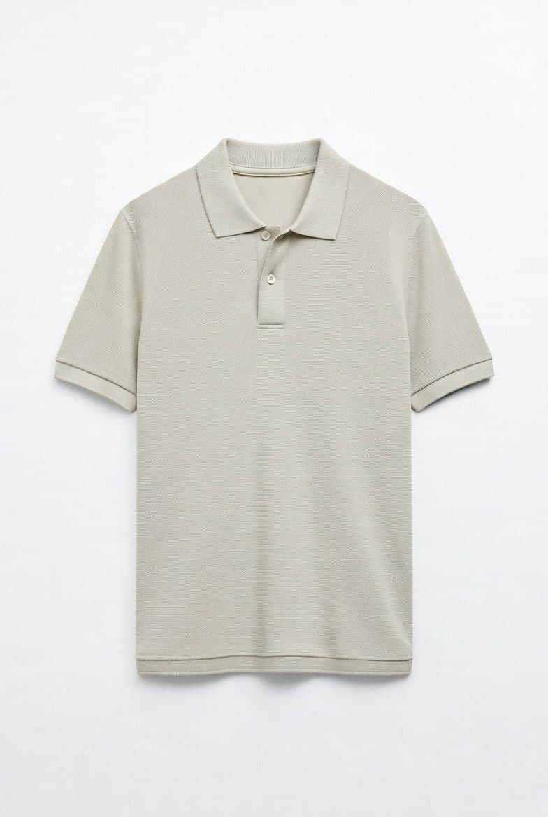 Polo homme, vue de face