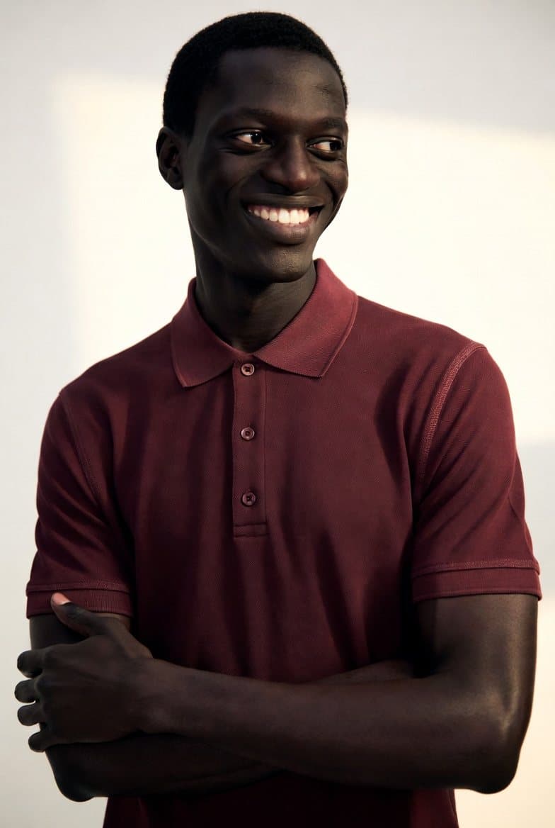 Mannequin portant un polo homme SHUNAAM