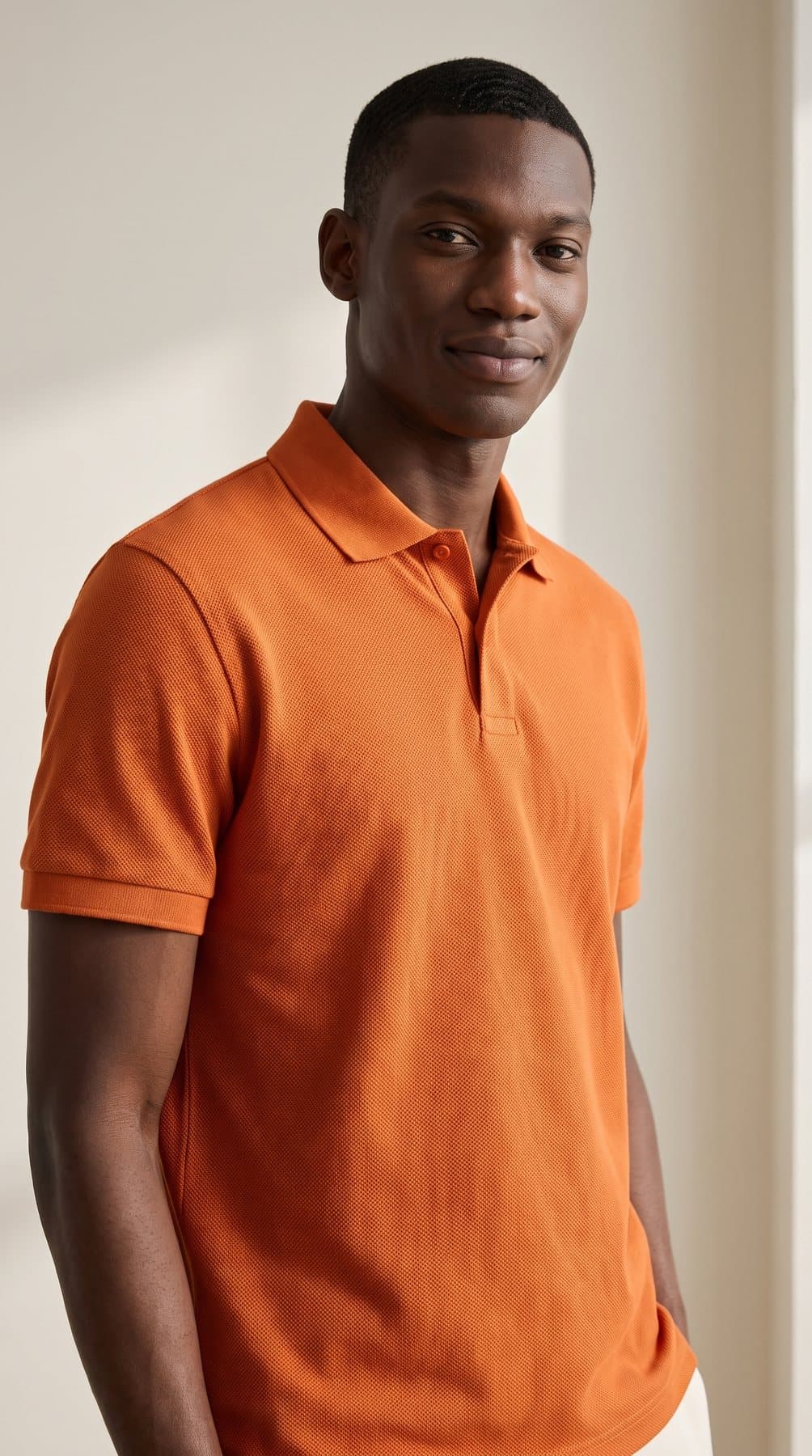 Mannequin portant un polo homme SHUNAAM